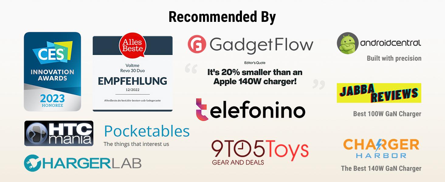 VOLTME, REVO 140 PD3.1 CCA, PPS FAST CHARGER (GAN III TECH) | BLACK