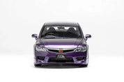 1/18 HONDA CIVIC TYPE R (FD2) 2007 LATE VERSION PREMIUM DEEP VIOLET PEARL – MOTORHELIX - PRE ORDER