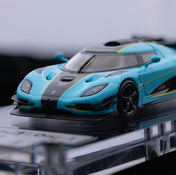 TIME TOP 1:64 Koenigsegg one1- Light Blue – Gift Box Version