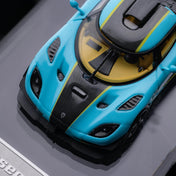 TIME TOP 1:64 Koenigsegg one1- Light Blue – Gift Box Version