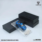 Time Top 1/64 Nissan GTR34 electroplated blue carbon