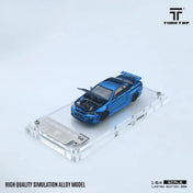 Time Top 1/64 Nissan GTR34 electroplated blue carbon