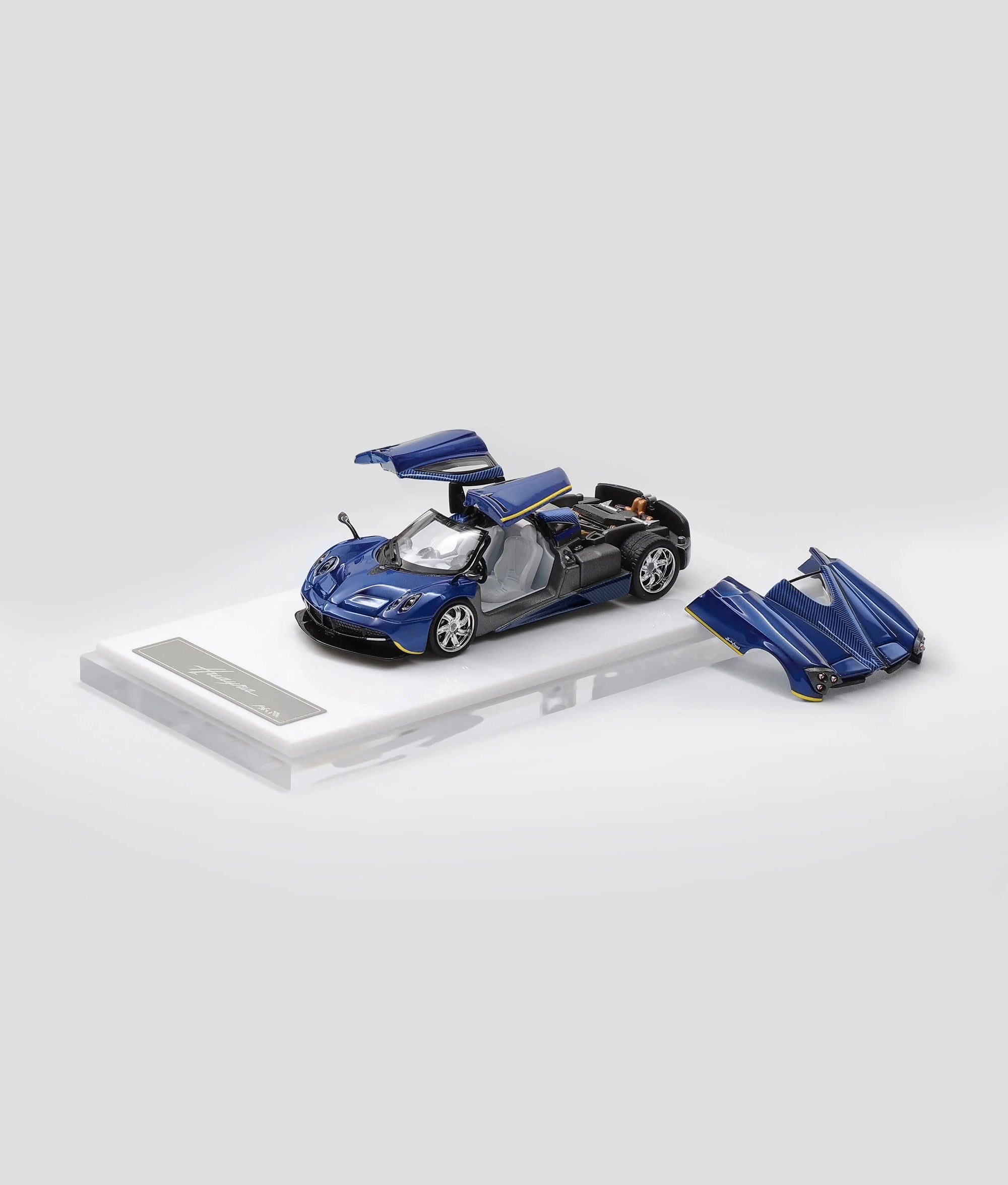 HKM Premium 1:64 Alloy Model ! Huayra Coupe 2014  Metallic Blue