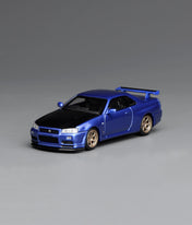 Motorhelix MH 1:64 Nissan Skyline GT-R Fifth Generation Mk5 R34 Nismo Z-Tune / V-SPEC-II Edition