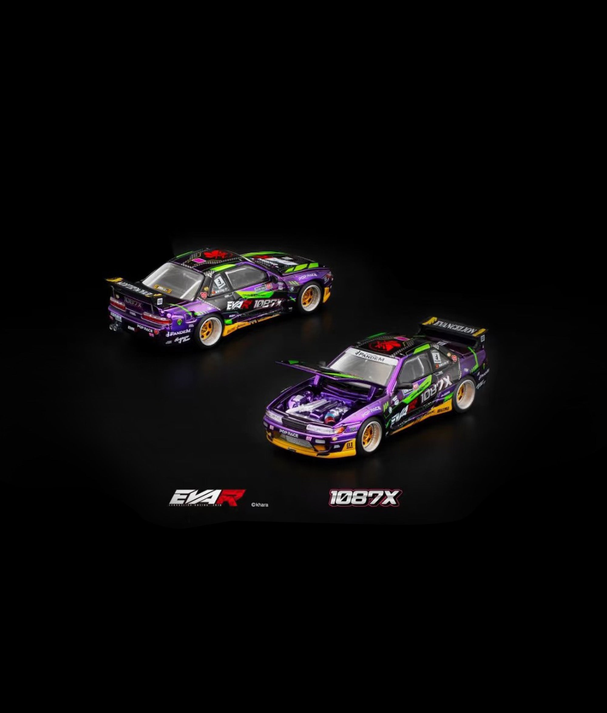 POP RACE 1:64 Foshan APAxpo2025 1/64 EVART TEST TYPE-01 1087X PANDEM S13