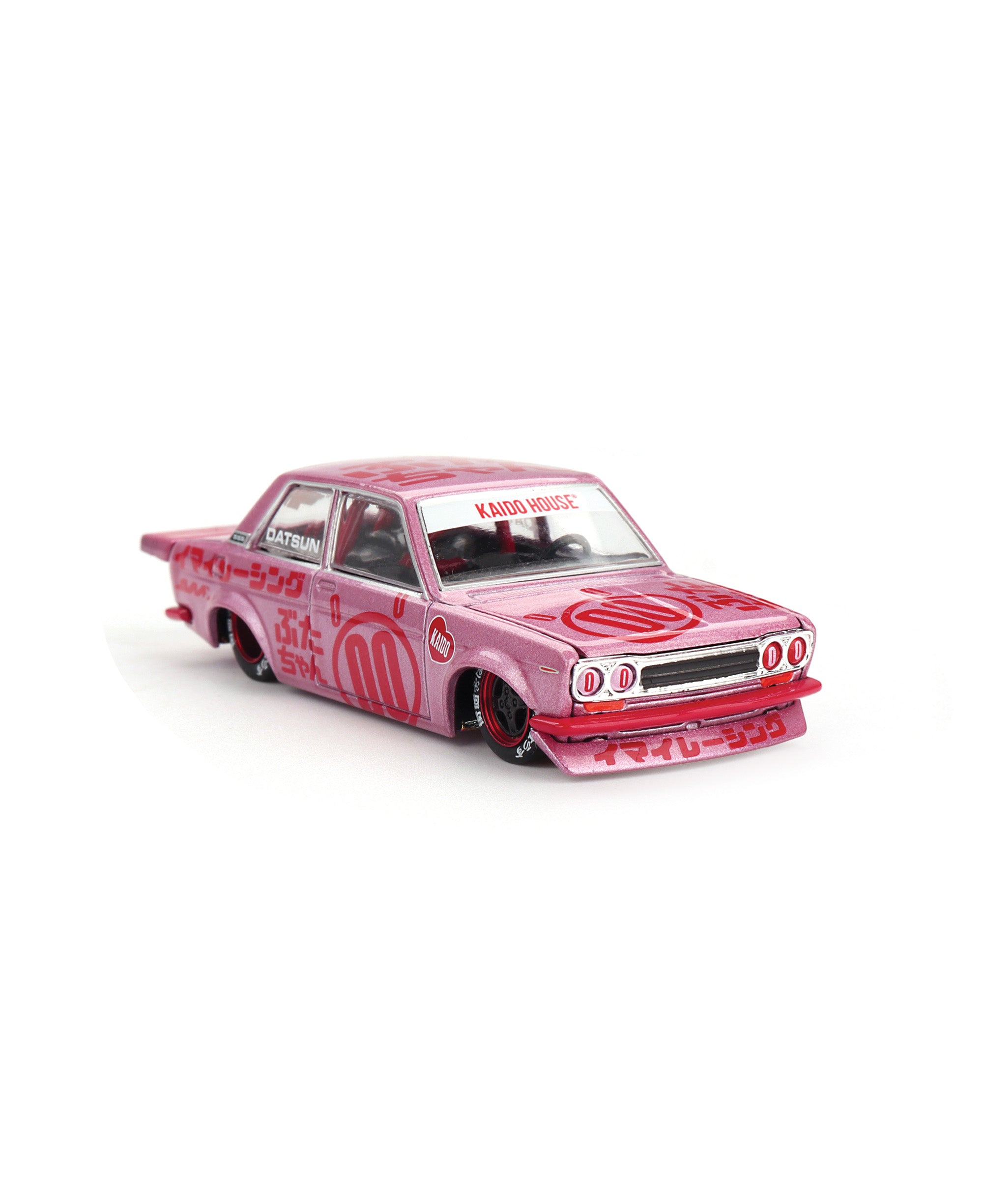 ぴょん KAIDO HOUSE X MINI GT 1:64 DATSUN 510 PRO STREET BUTA V1 – PINK
