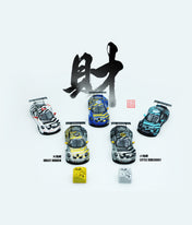 Tide Art MD 1:64 Porsche 911 CUP Thorn Paint Scheme Die-Cast Model Car