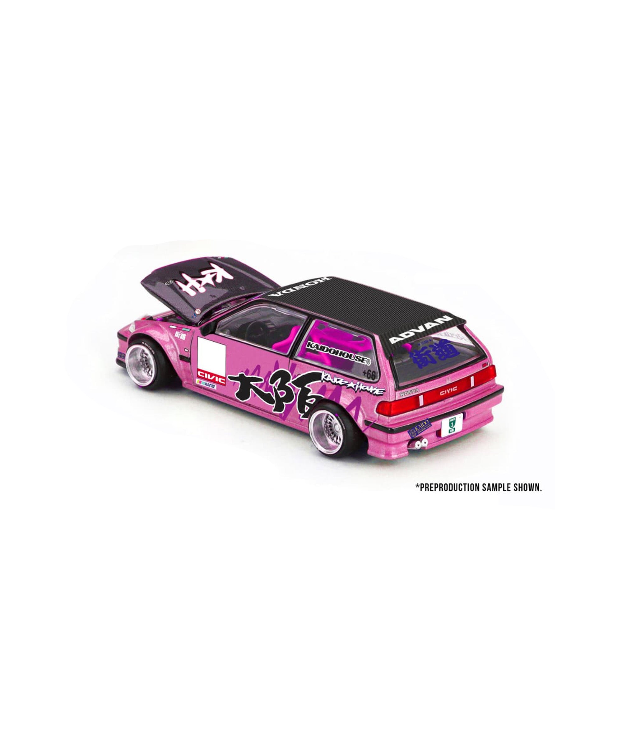KaidoHouse x Mini GT Honda Civic (EF) Kaido Loop Spec V1 KHMG198