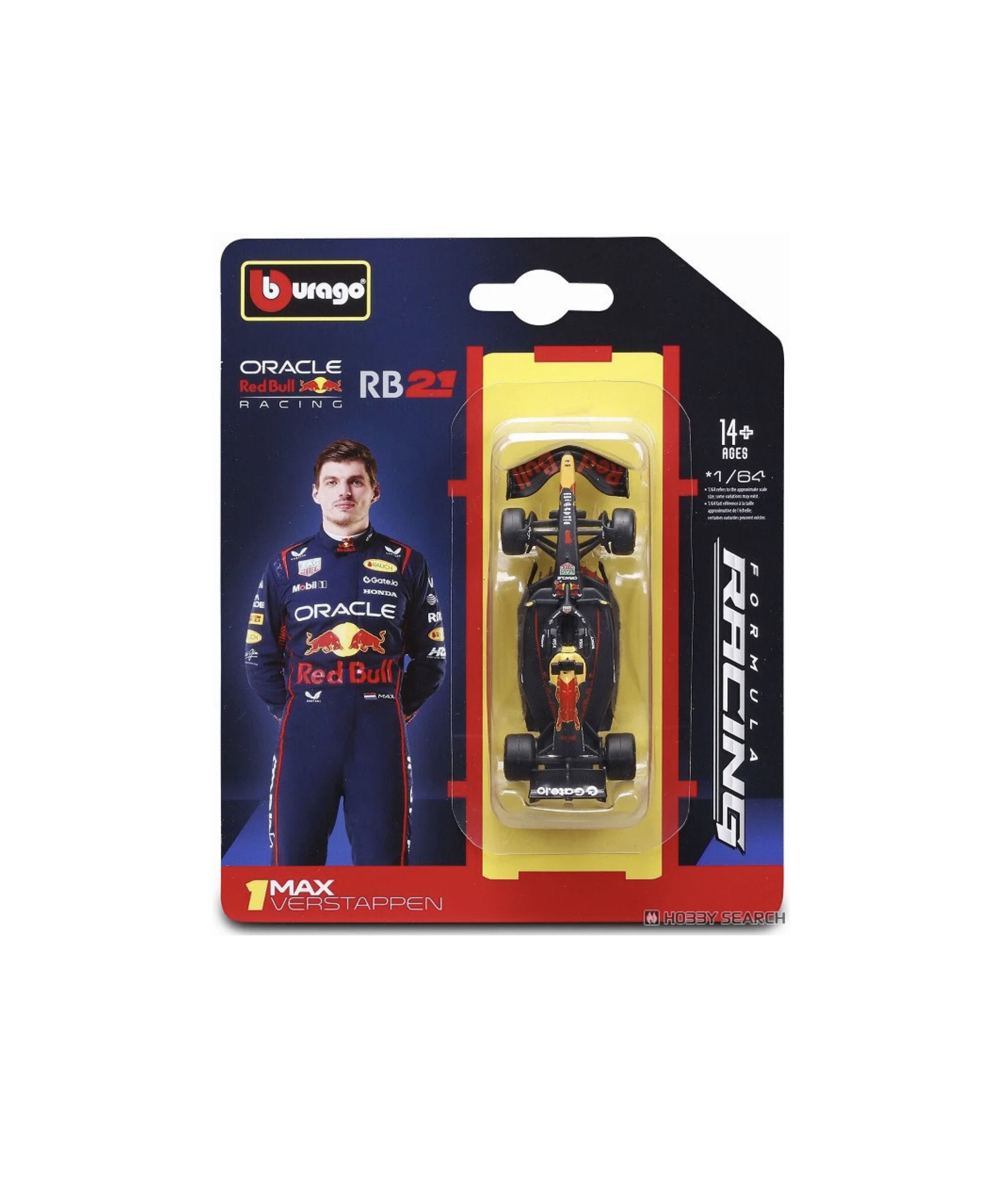 Burago 1/64 F1 Red Bull 1 Max Verstappen