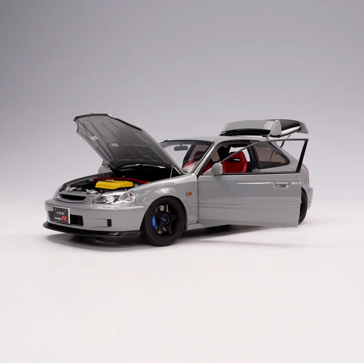 1:18 HONDA CIVIC TYPE R (EK9) – NARDO GREY – MOTORHELIX