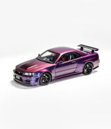 1/18 Motorhelix Nissan Skyline GT-R GTR (R34) Z-Tune (Midnight Purple)