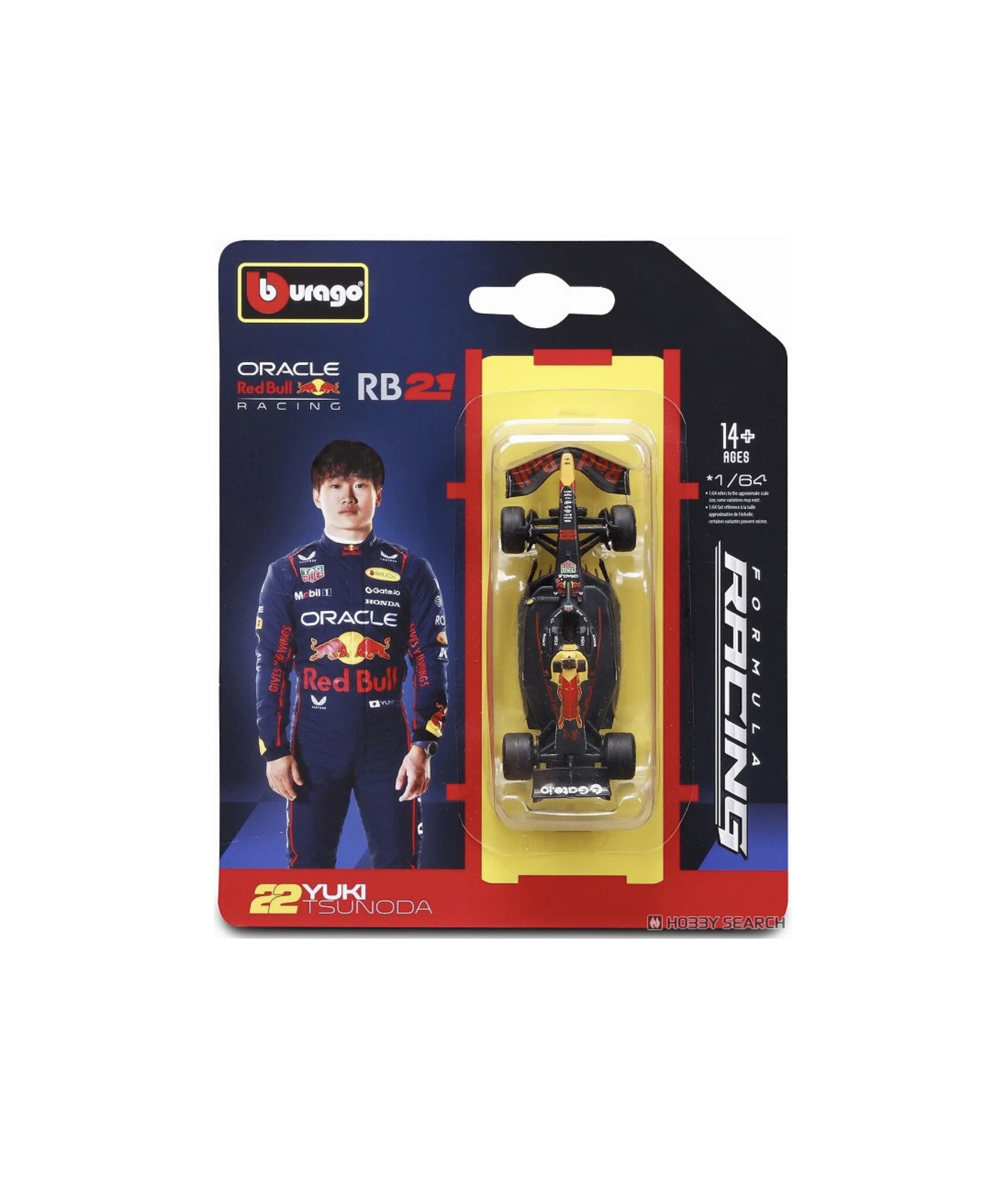Burago 1/64 F1 Red Bull 22 YUKI TSUNODA