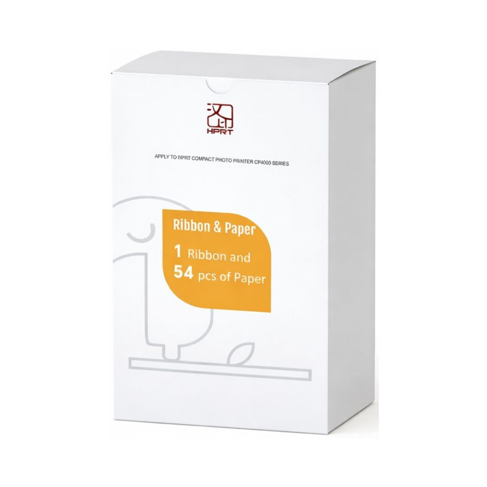 Hanin Paper Refill For Hanin CP4100 ( 1 Ribbon and 54pcs of Paper )