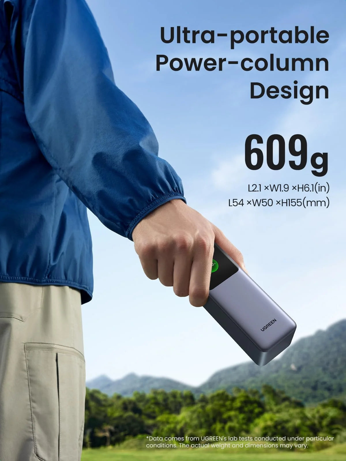 UGREEN Nexode Power Bank 25000mAh 200W with Smart Digital Display