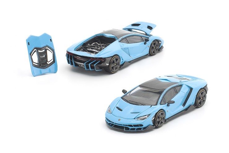Pop Race 1/64 LAMBORGHINI CENTENARIO BLU CEPHEUS PR640525