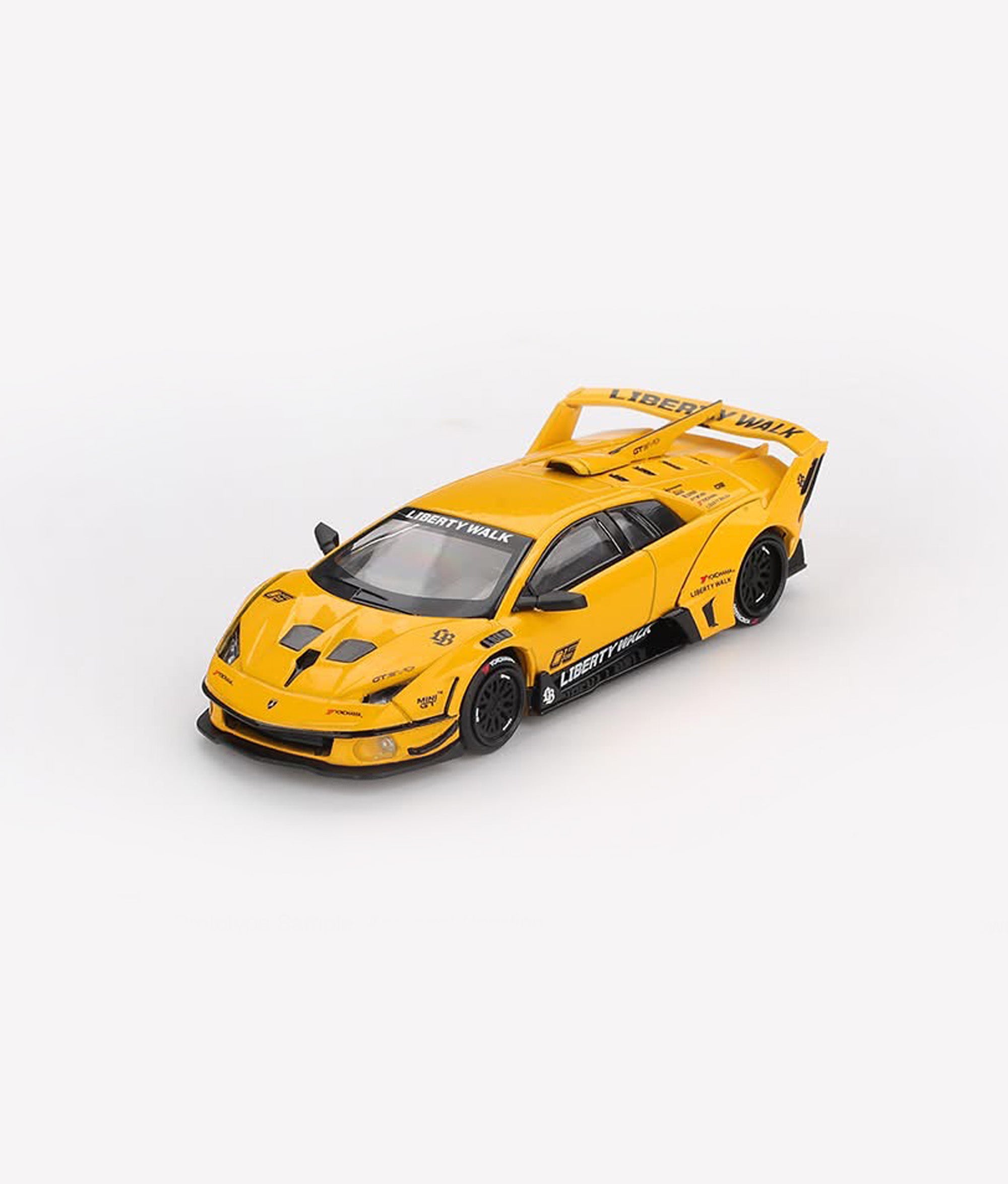 MINIGT - LB-Silhouette WORKS MURCIELAGO GT Evo Yellow