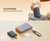 VOLTME HYPERCORE 10K SLING BUILD-IN USB-C CABLE 22.5W | DEEP BLUE